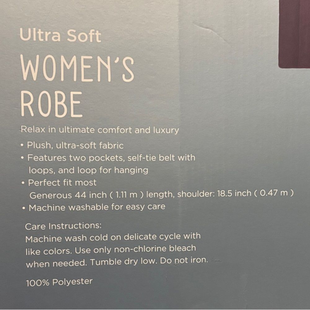 Ultra Soft Women's Robe - Picture 4 of 4